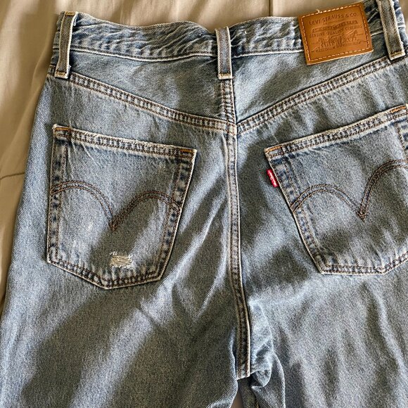 Levis Ribcage Jeans Straight Ankle W28 L29 - Picture 8 of 16